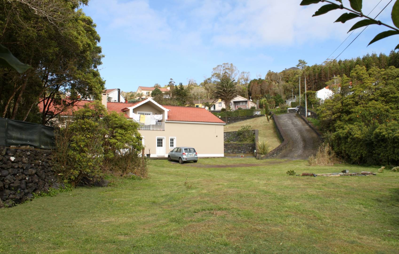 Large modern house view Faial