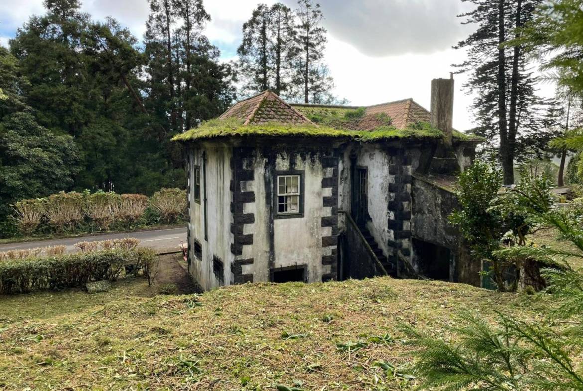 offgrid house forest Faial