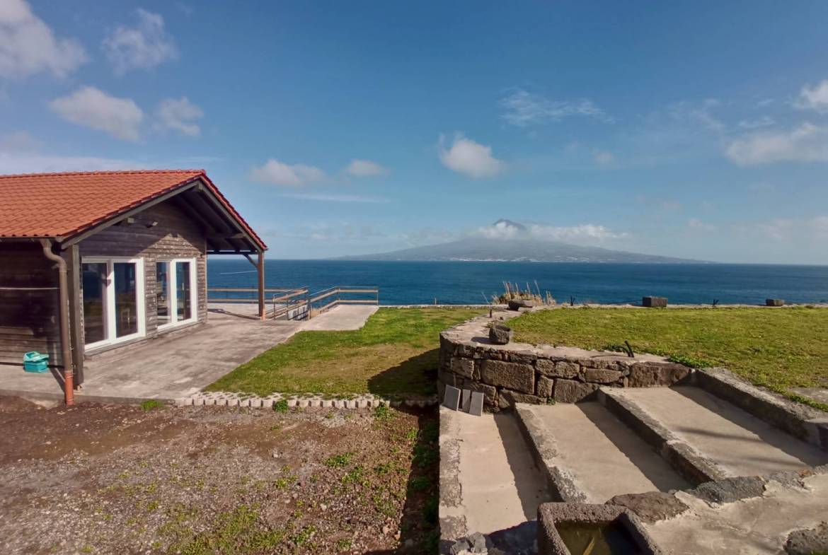 modern seaside house Faial