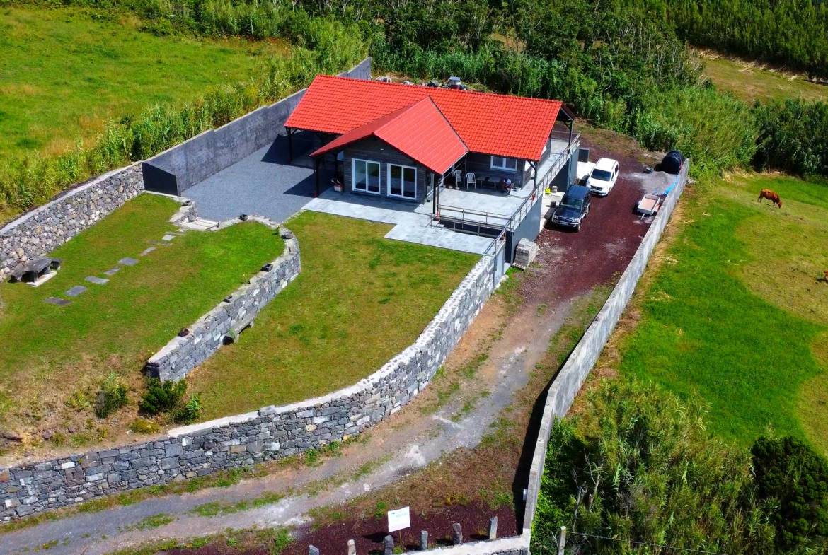modern seaside house Faial